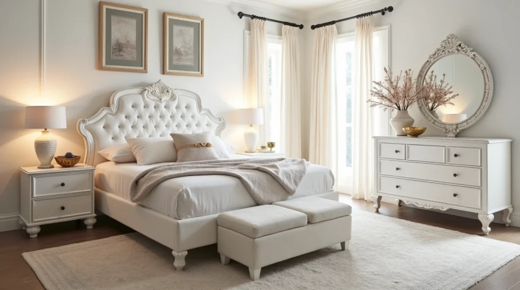Queen Bedroom Set in White