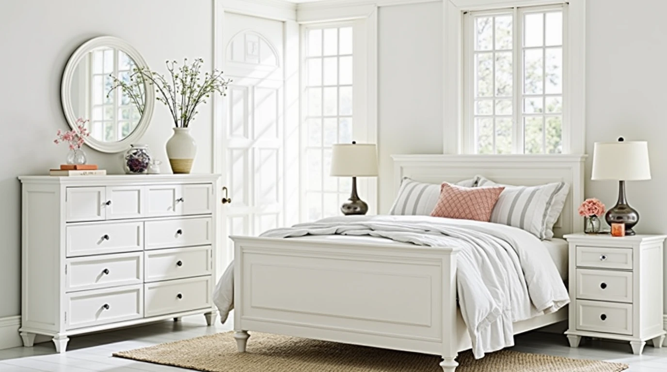 Browse top white bedroom collections for stylish designs